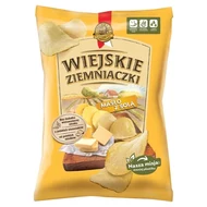 Wiejskie Ziemniaczki Chipsy ziemniaczane masło z solą 130 g