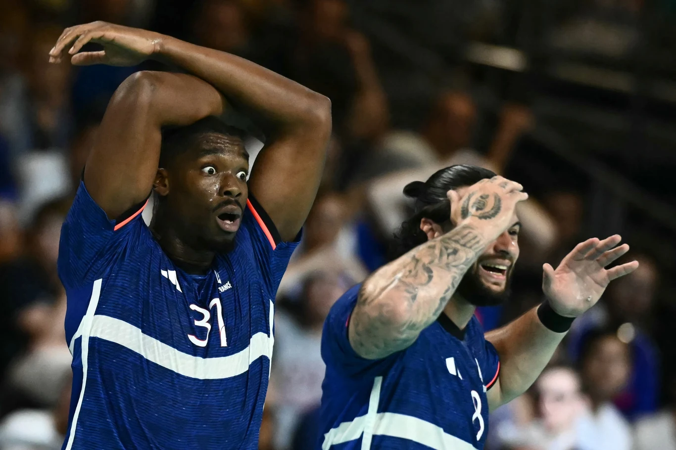 Dylan Nahi i Elohim Prandi. Francja zawodzi po całości w olimpijskim turnieju 