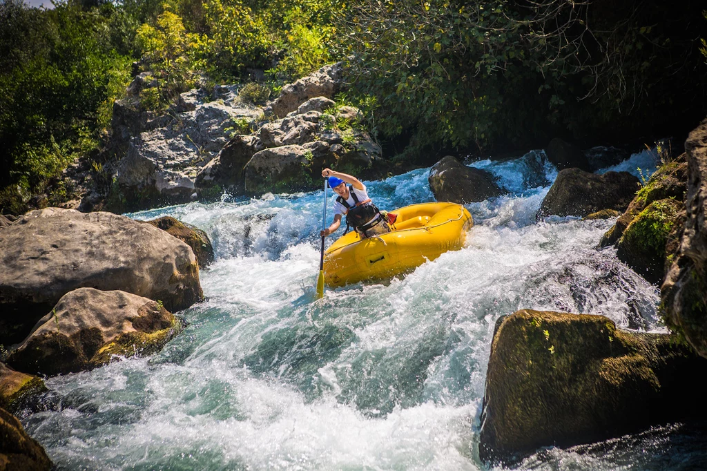 Rafting na rzece Cetina, fot. Ivo Biočina 