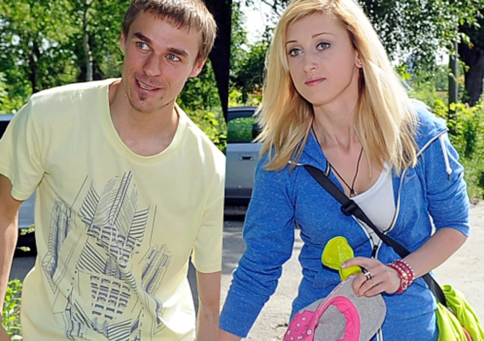 Piotr Żyła i Justyna Żyła Piotr Żyła i Justyna Żyła