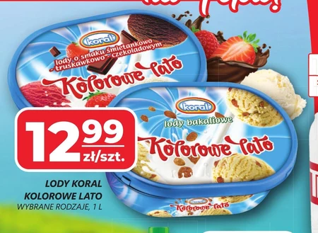 Koral Kolorowe lato Lody bakaliowe 1 l