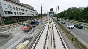 Warszawa. Wypadek na budowie trasy tramwajowej do Wilanowa