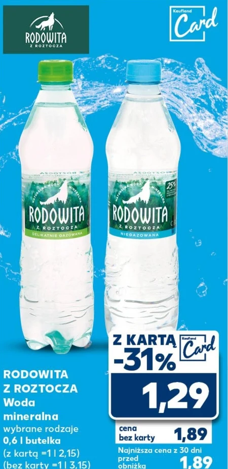 Woda mineralna Rodowita