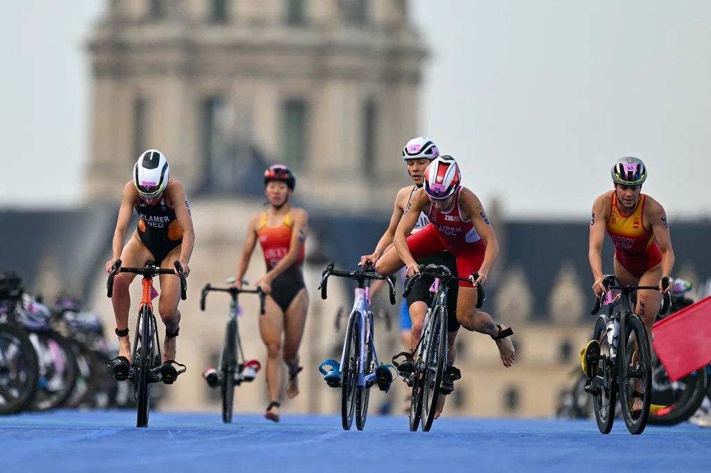 Roksana Słupek (z numerem 28) podczas zawodów olimpijskich w Paryżu Roksana Słupek (z numerem 28) podczas zawodów olimpijskich w Paryżu