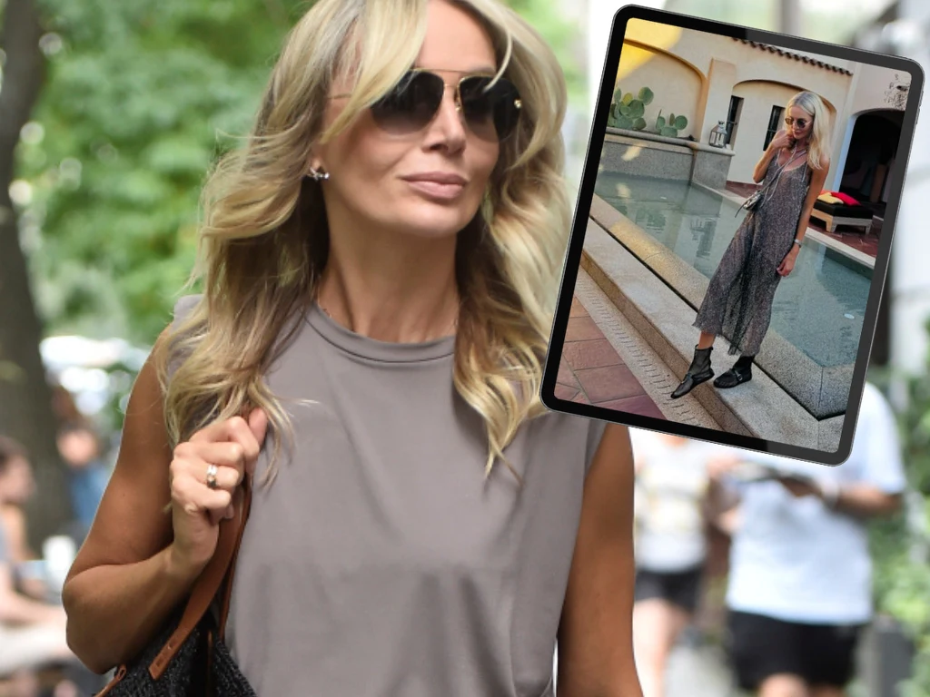 Agnieszka Woźniak-Starak w osobliwych butach Agnieszka Woźniak-Starak w osobliwych butach