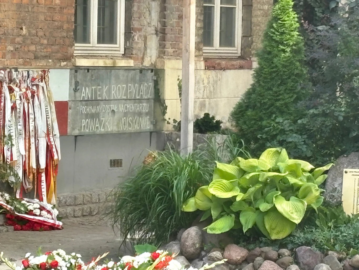 Pierwsze miejsce pochówku Antka Rozpylacza