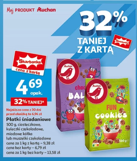 Płatki śniadaniowe Auchan