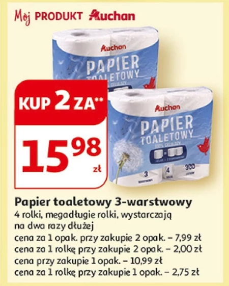 Papier toaletowy Auchan