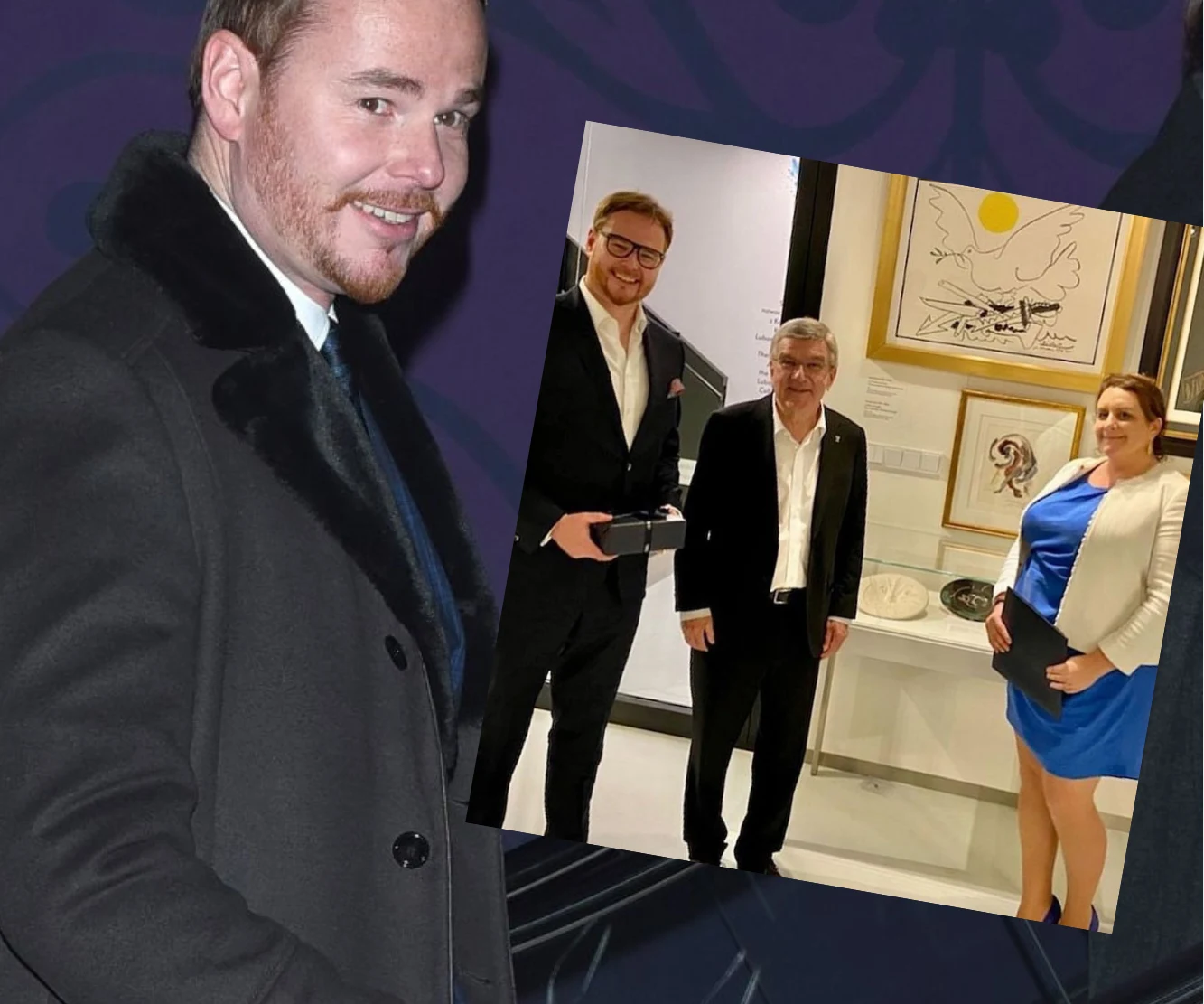 Jan Lubomirski-Lanckoroński i jego żona Helena Lubomirska /Instagram: @princeslubomirskifoundation Jan Lubomirski-Lanckoroński i jego żona Helena Lubomirska /Instagram: @princeslubomirskifoundation