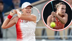 Tenis. Na zdjęciu liderka rankingu WTA Iga Świątek oraz Aryna Sabalenka