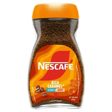 Nescafé Aromatyzowana kawa rozpuszczalna o smaku karmelowym 95 g - 1