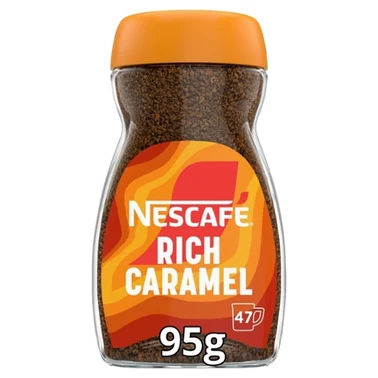 Nescafé Aromatyzowana kawa rozpuszczalna o smaku karmelowym 95 g - 0