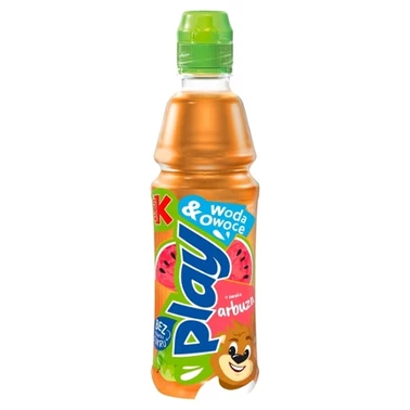 Kubuś Play Woda & Owoce Napój wieloowocowy o smaku arbuza 400 ml - 0