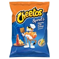 Cheetos Spirals Chrupki kukurydziane o smaku serowo-ketchupowym 110 g