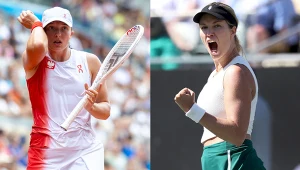 Iga Świątek i Danielle Collins