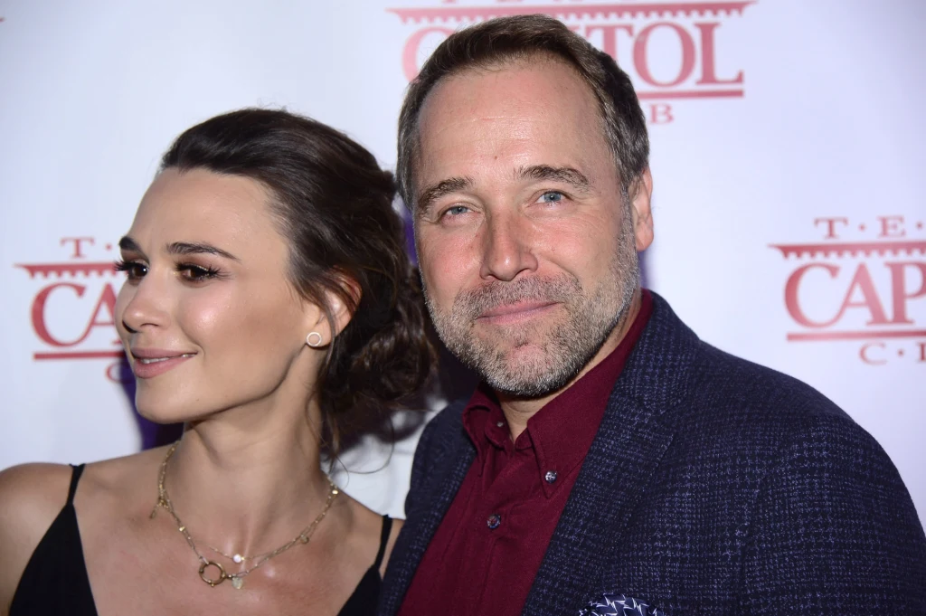 Łukasz Nowicki z żoną