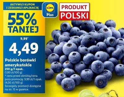 Borówka 55% taniej w Lidlu! Borówka 55% taniej w Lidlu!