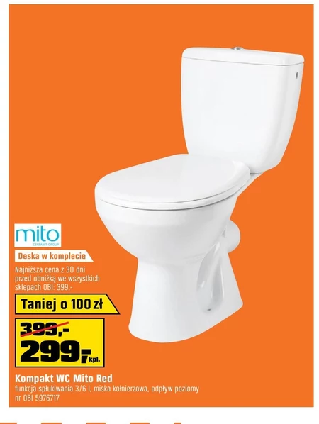 Kompakt wc Mito