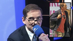 Przemysław Babiarz został "przyłapany" na lotnisku. Dziennikarz opuścił Paryż