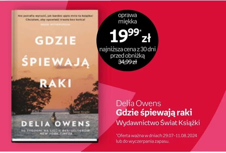 Gdzie śpiewają raki Delia Owens