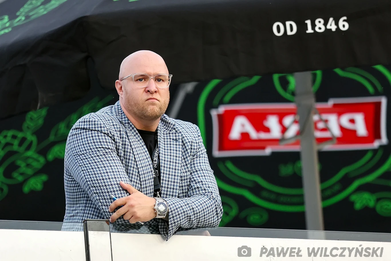 Michał Drymajło, prezes Stali Rzeszów. Michał Drymajło, prezes Stali Rzeszów.