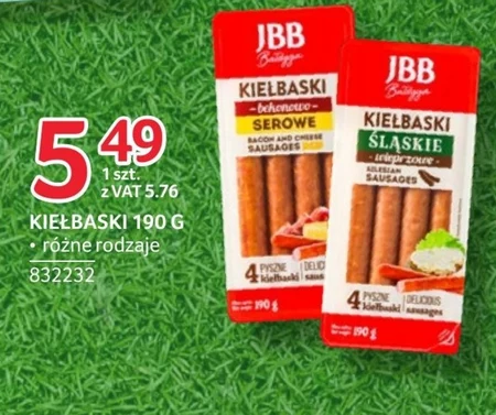 JBB Bałdyga Kiełbaski bekonowo serowe 190 g