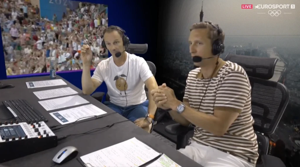 Komentarorzy Eurosportu nie kryli zaskoczenia zachowaniem fanki na meczu Igi Świątek