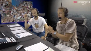 Komentarorzy Eurosportu nie kryli zaskoczenia zachowaniem fanki na meczu Igi Świątek