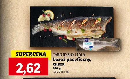 Łosoś Targ rybny Lidla