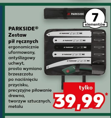 Zestaw pił ręcznych Parkside