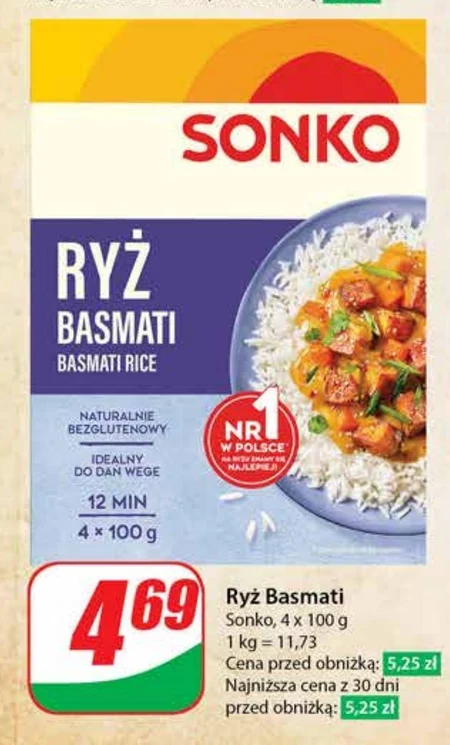 Sonko Ryż basmati 400 g (4 x 100 g)