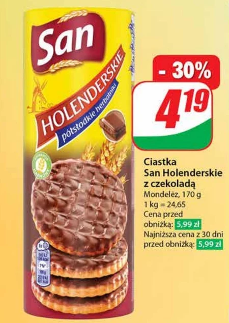 Ciastko z czekoladą San