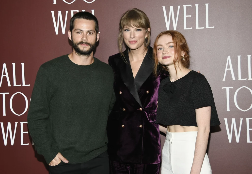 Taylor Swift, Sadie Sink i Dylan O-Brien na premierze "All Too Well: The Short Film" jesienią 2021