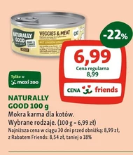 Вологий корм для котів Naturally Good