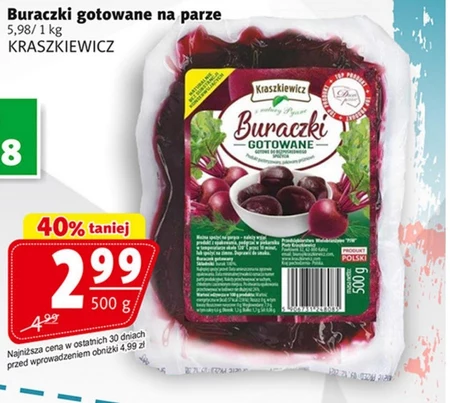 Buraczki gotowane