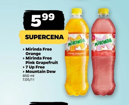 Газований напій mirinda