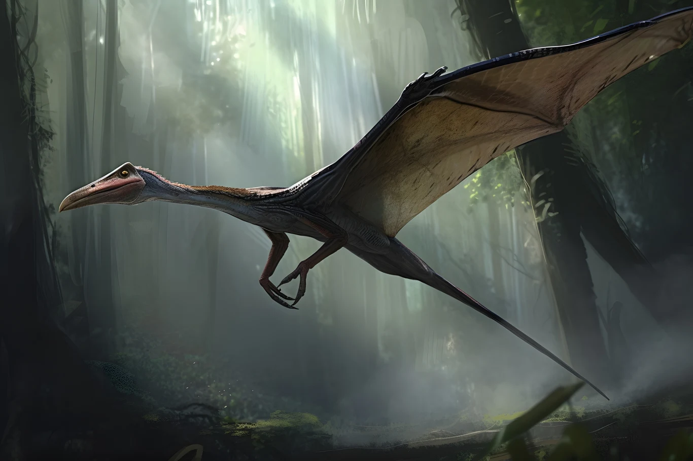 Przodkowie pterodaktyli żyli na terenie Niemiec, niedaleko Polski Przodkowie pterodaktyli żyli na terenie Niemiec, niedaleko Polski