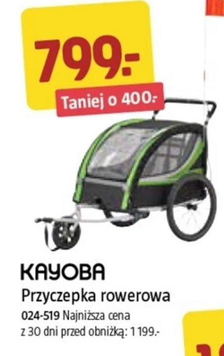 Przyczepka rowerowa Kayoba