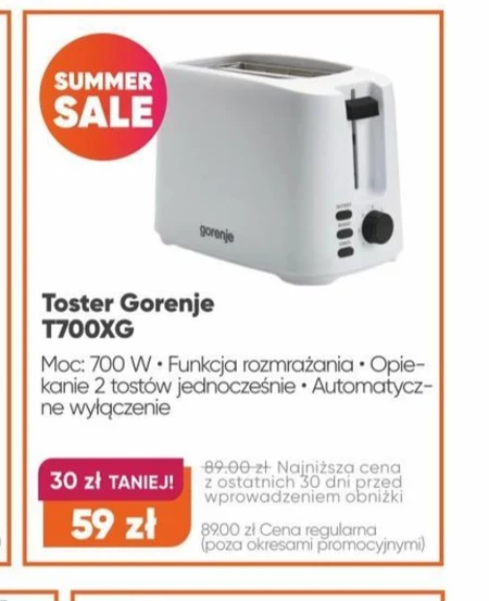 Toster Gorenje