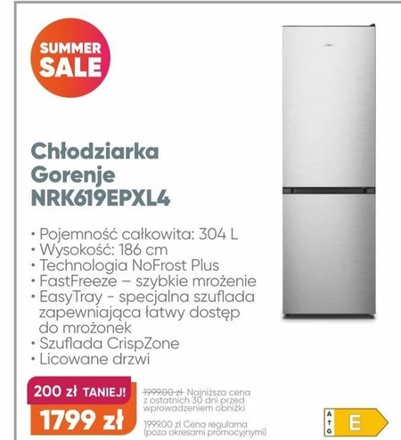 Chłodziarka Gorenje