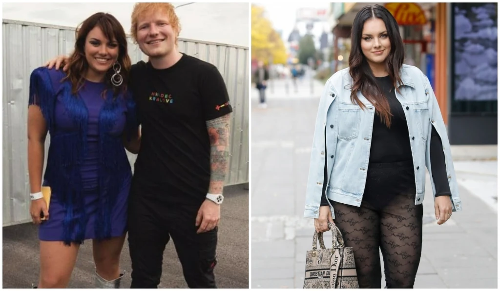 Ewa Farna i Ed Sheeran, fot. Instagram