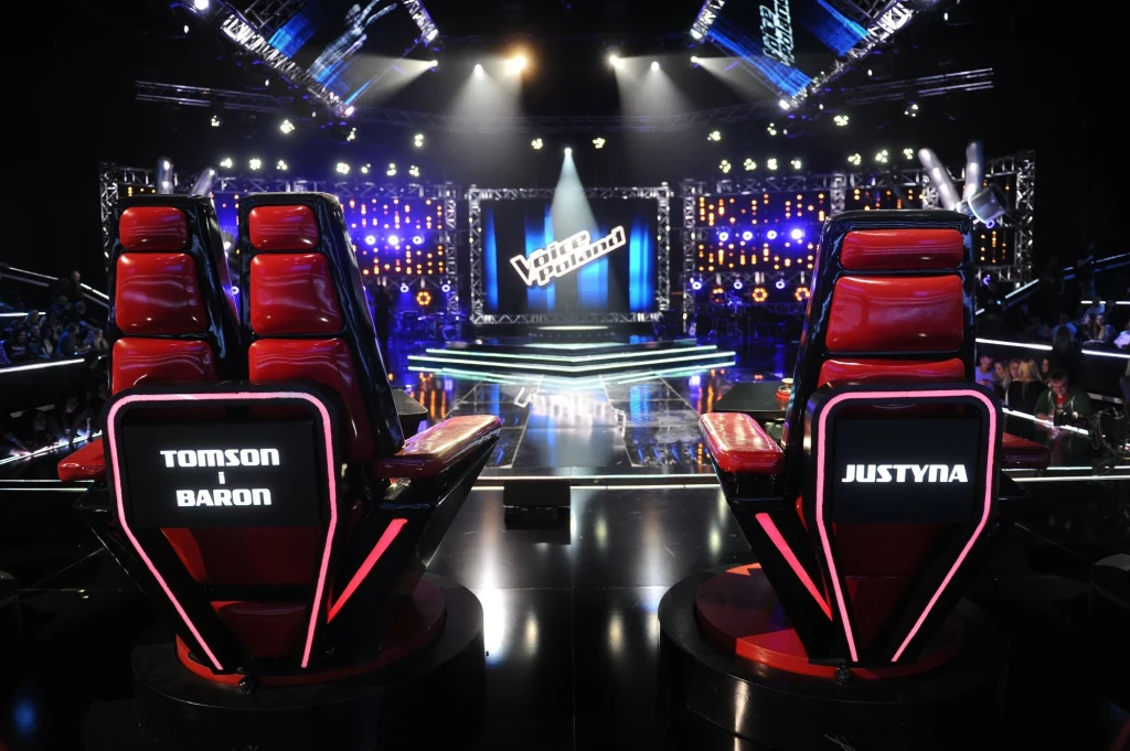 "The Voice" fotele jurorów "The Voice" fotele jurorów
