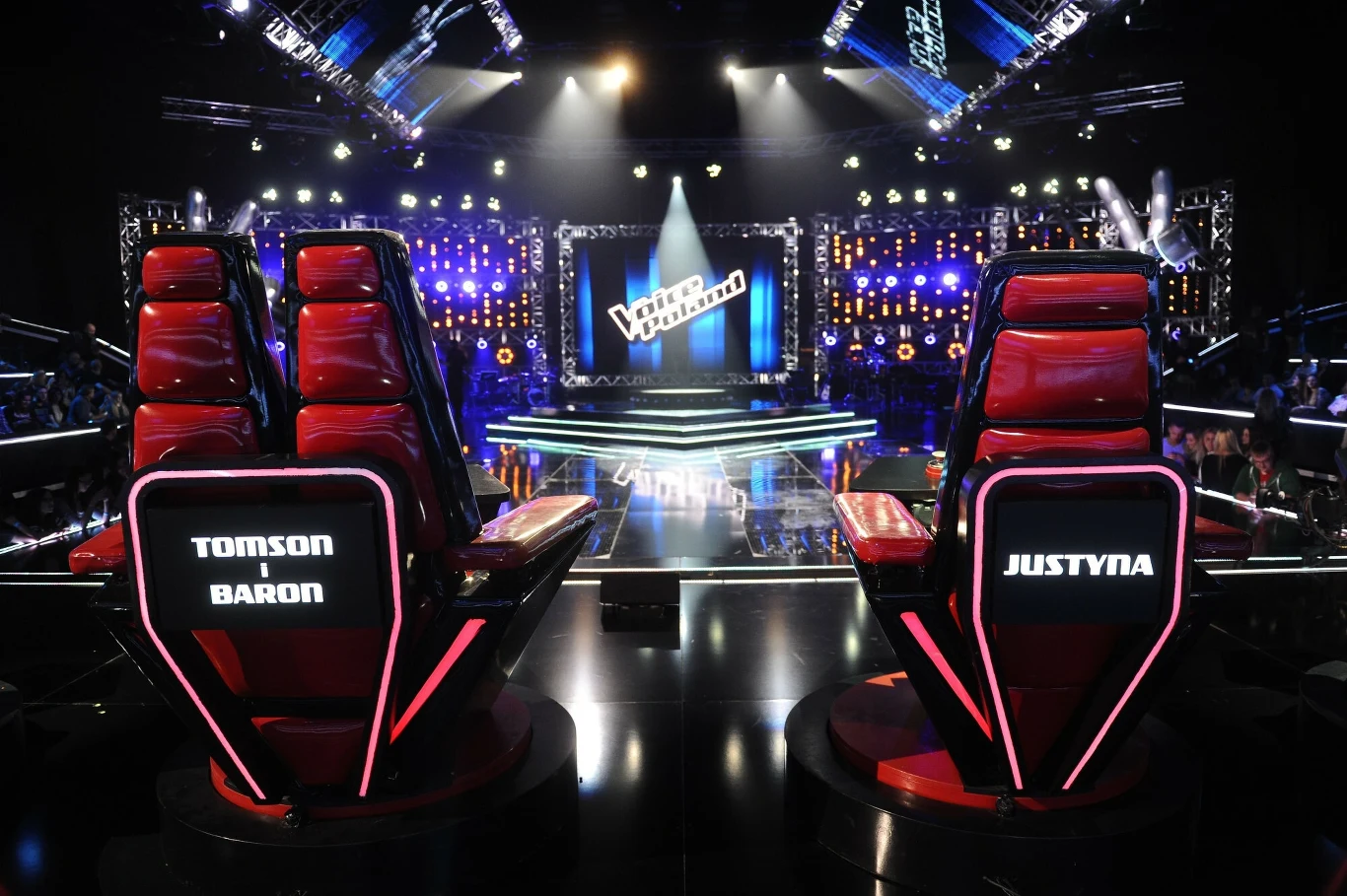 "The Voice" fotele jurorów "The Voice" fotele jurorów