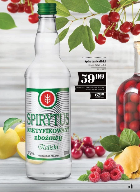 Spirytus rektyfikowany AWW