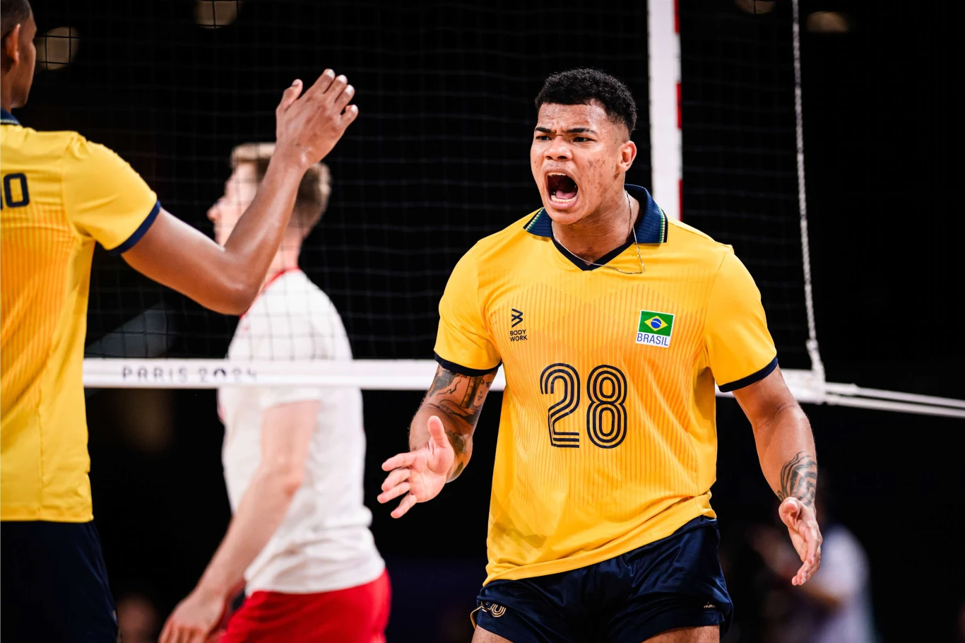 Darlan Souza, atakujący reprezentacji Brazylii, jest w Paryżu w dobrej formie Darlan Souza, atakujący reprezentacji Brazylii, jest w Paryżu w dobrej formie