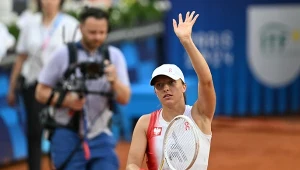 Iga Świątek podczas igrzysk olimpijskich w Paryżu