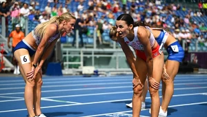 Zmęczona Anna Wielgosz już na mecie. Ten bieg nie poszedł po jej myśli