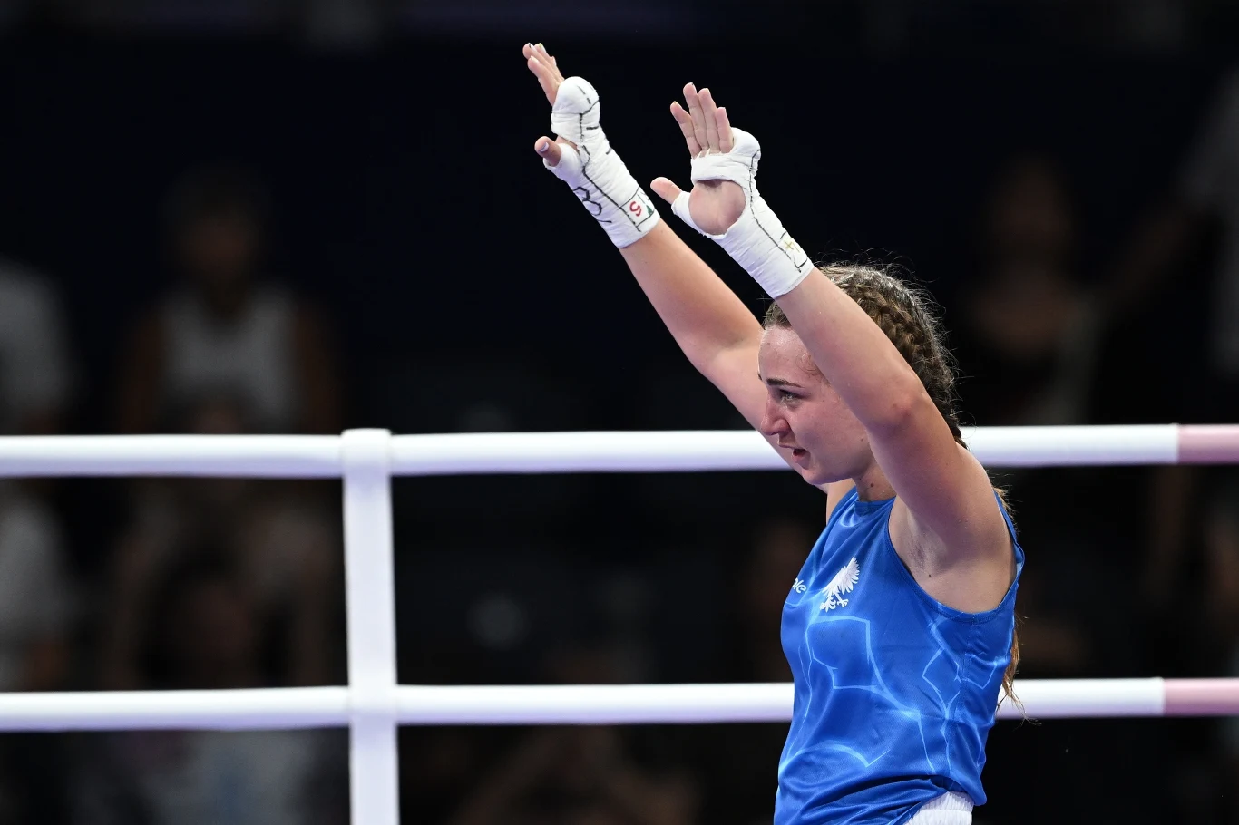 Julia Szeremeta w pewnym stylu awansowała do ćwierćfinału igrzysk w Paryżu Julia Szeremeta w pewnym stylu awansowała do ćwierćfinału igrzysk w Paryżu