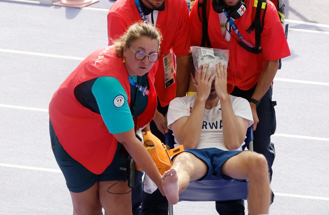 Dramat Pala Haugena Lillefosse podczas igrzysk olimpijskich w Paryżu Dramat Pala Haugena Lillefosse podczas igrzysk olimpijskich w Paryżu