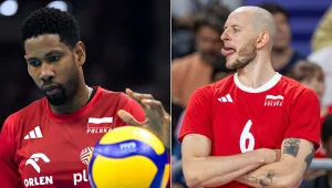 Siatkówka - reprezentacja Polski. Na zdjęciu WIlfredo Leon oraz Bartosz Kurek